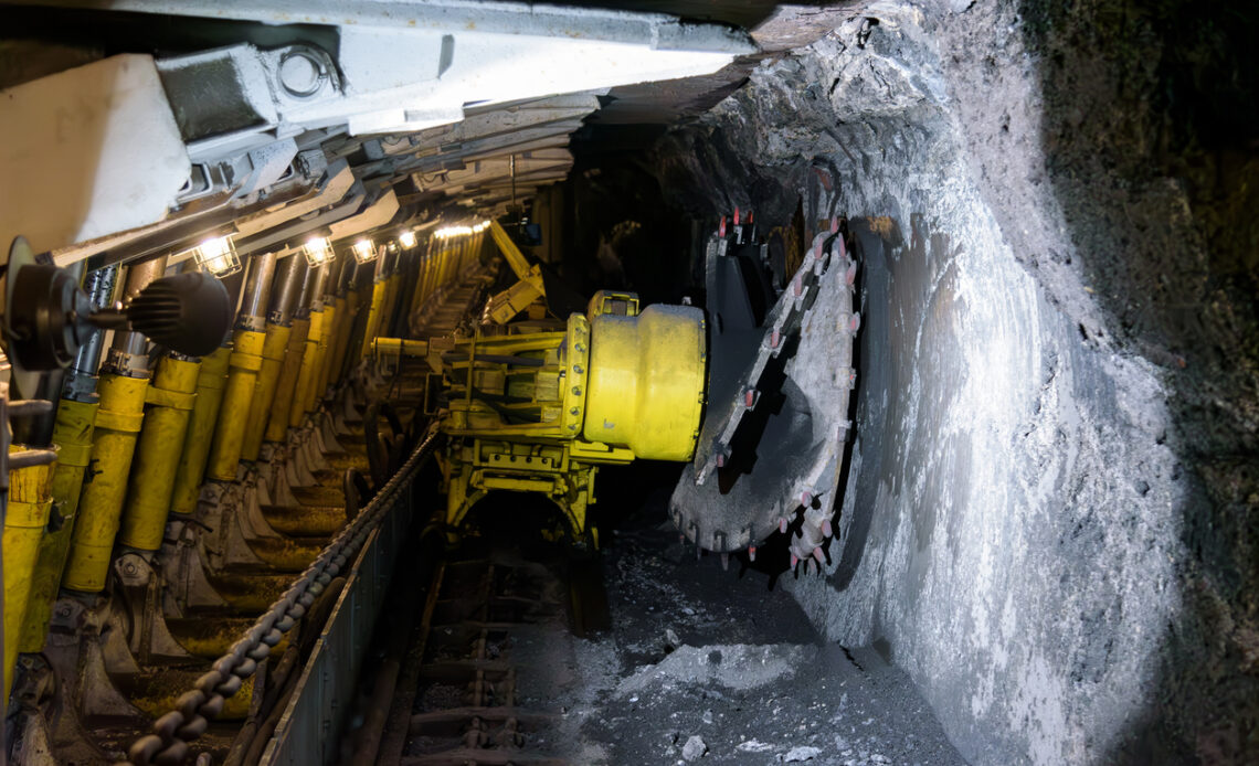 Undergound coal mining PrivateLTEand5G